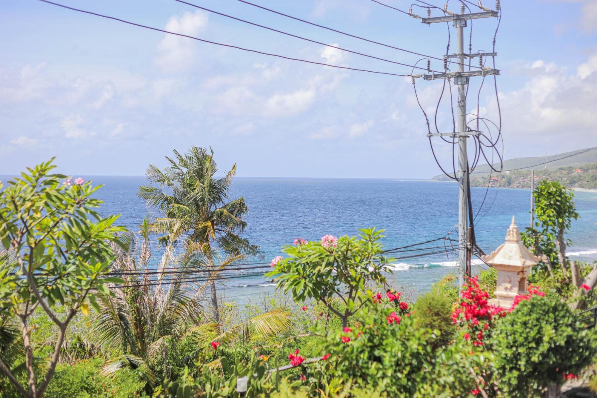Manta Cottages With Sea View Batununggul Exterior foto